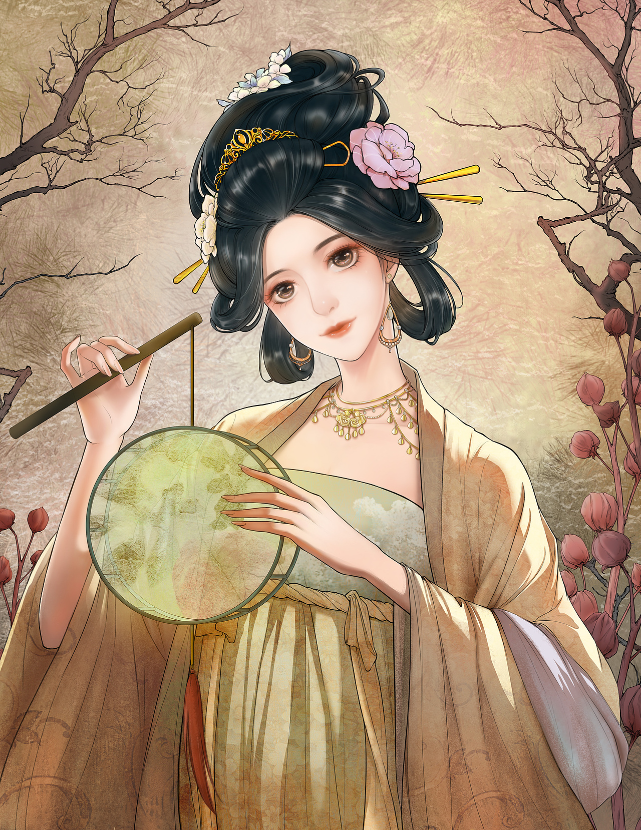 古装《提灯》（图ZMzAwNzYzNjIw） - 艺术插画 - 站酷设计师BTL虎虎木原创素材 - 站酷ZCOOL