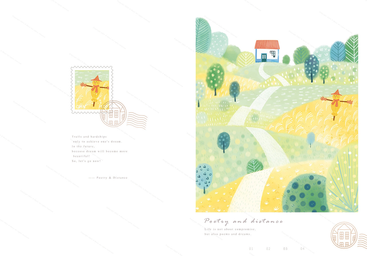 窗外的风景（图ZMzM1MjczOTI4） - 商业插画 - 站酷设计师Meizixian原创素材 - 站酷ZCOOL