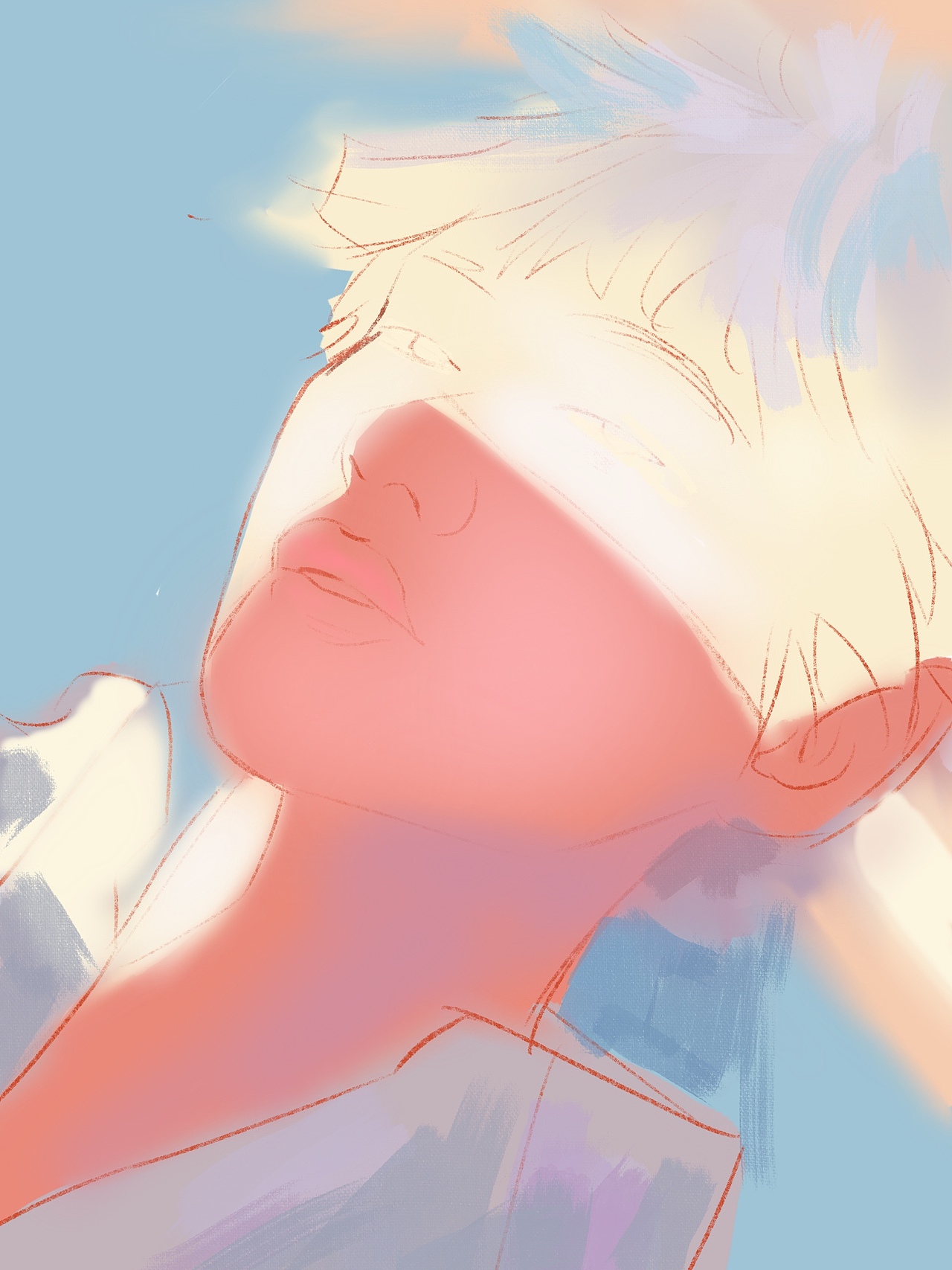 【畫師繁星2.0】第七期第一周 主觀色彩人像（圖ZMzU0Nzk5Nzk2） - 創(chuàng)作習(xí)作 - 站酷設(shè)計(jì)師JusHAO原創(chuàng)素材 - 站酷ZCOOL