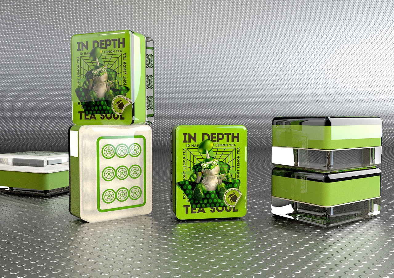 柠檬大鳄-ID手打柠檬茶-VI+IP提案