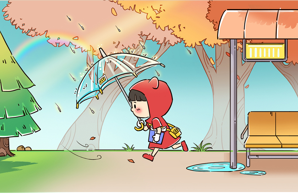 爱在路上（图ZMzA1NzMxODQ4） - 艺术插画 - 站酷设计师小熊帽瑞恩原创素材 - 站酷ZCOOL