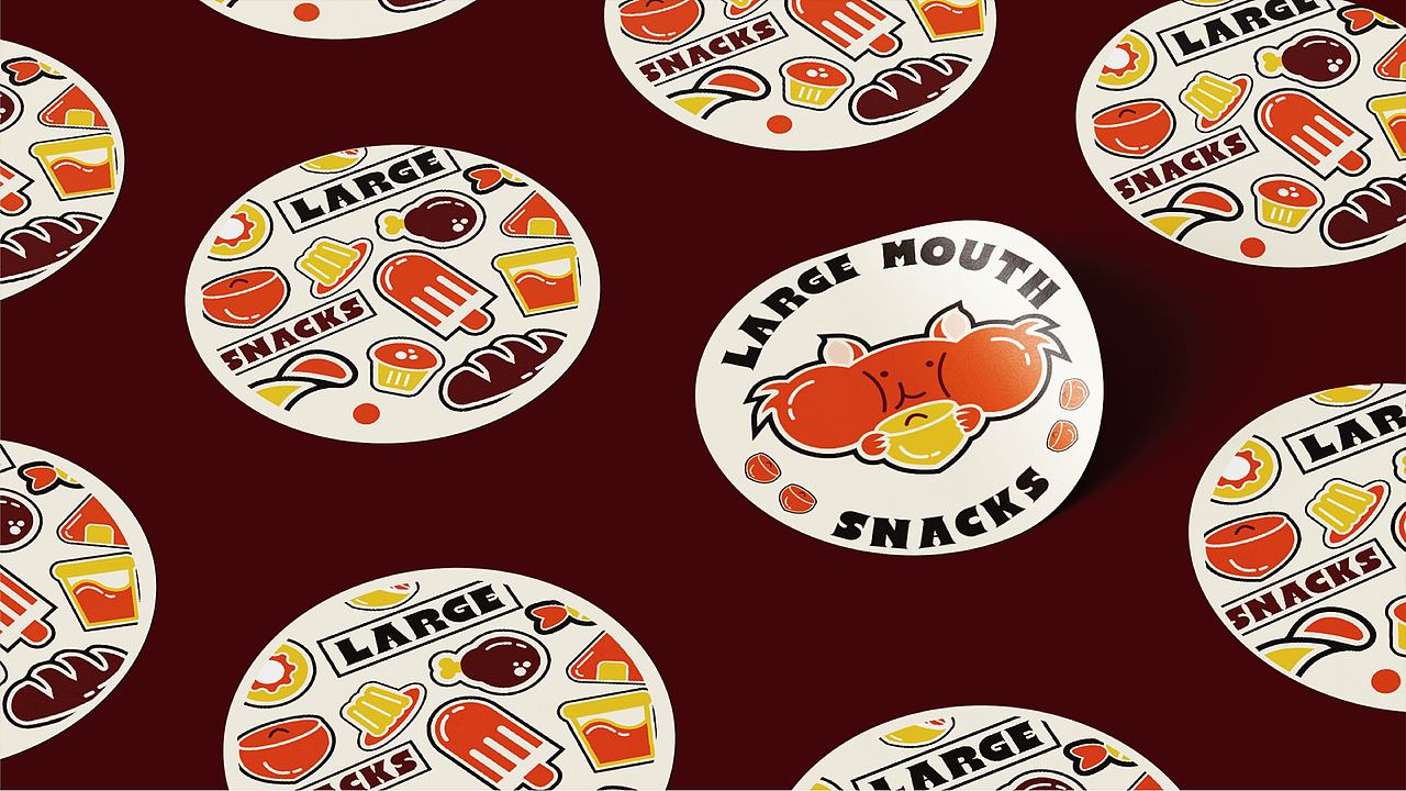 LARGE MOUTH SNACKS大嘴零食品牌提案（图ZMzM1ODA0NDQ4） - 品牌 - 站酷设计师戈鴿原创素材 - 站酷ZCOOL