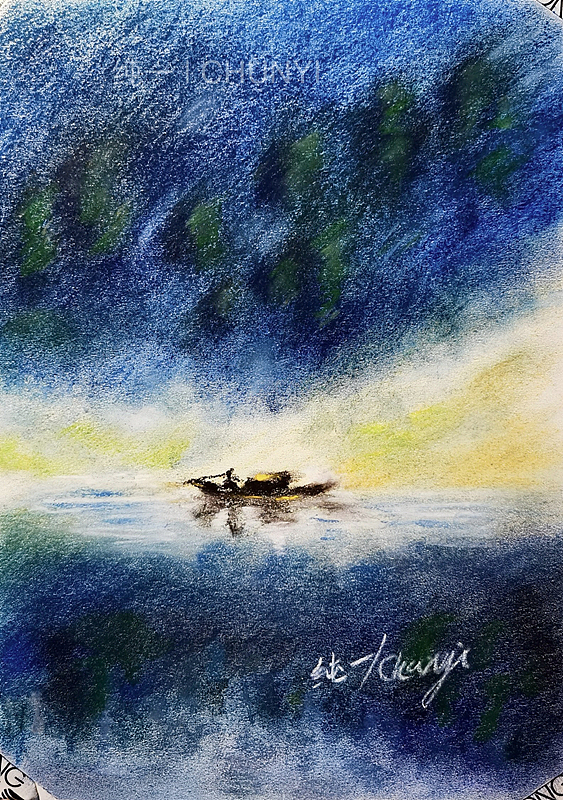 【近期色粉画24幅小结】