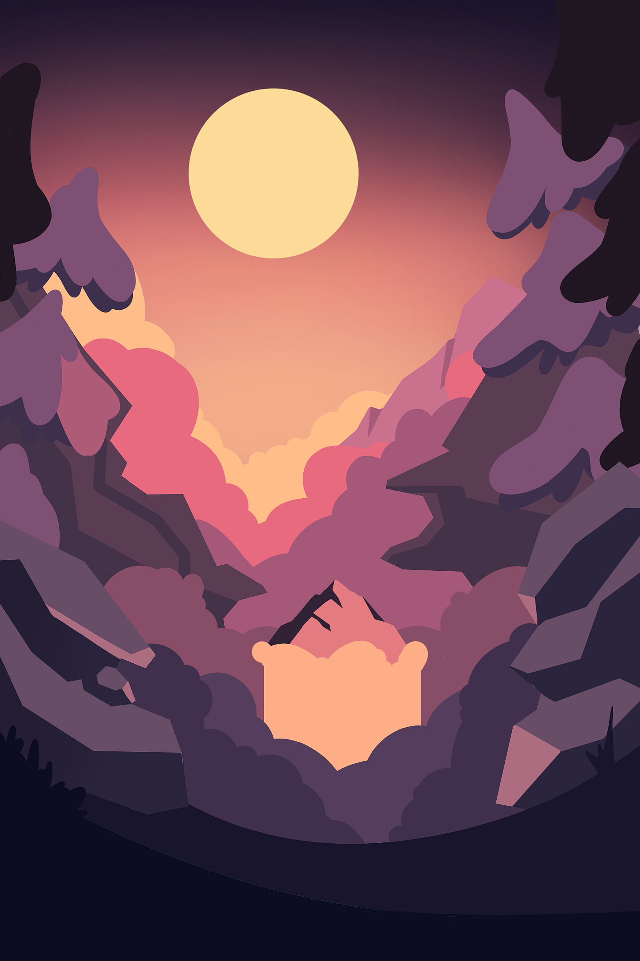 插画作品｜星海（图ZMzI4ODY2NDc2） - 创作习作 - 站酷设计师Yoonzi原创素材 - 站酷ZCOOL