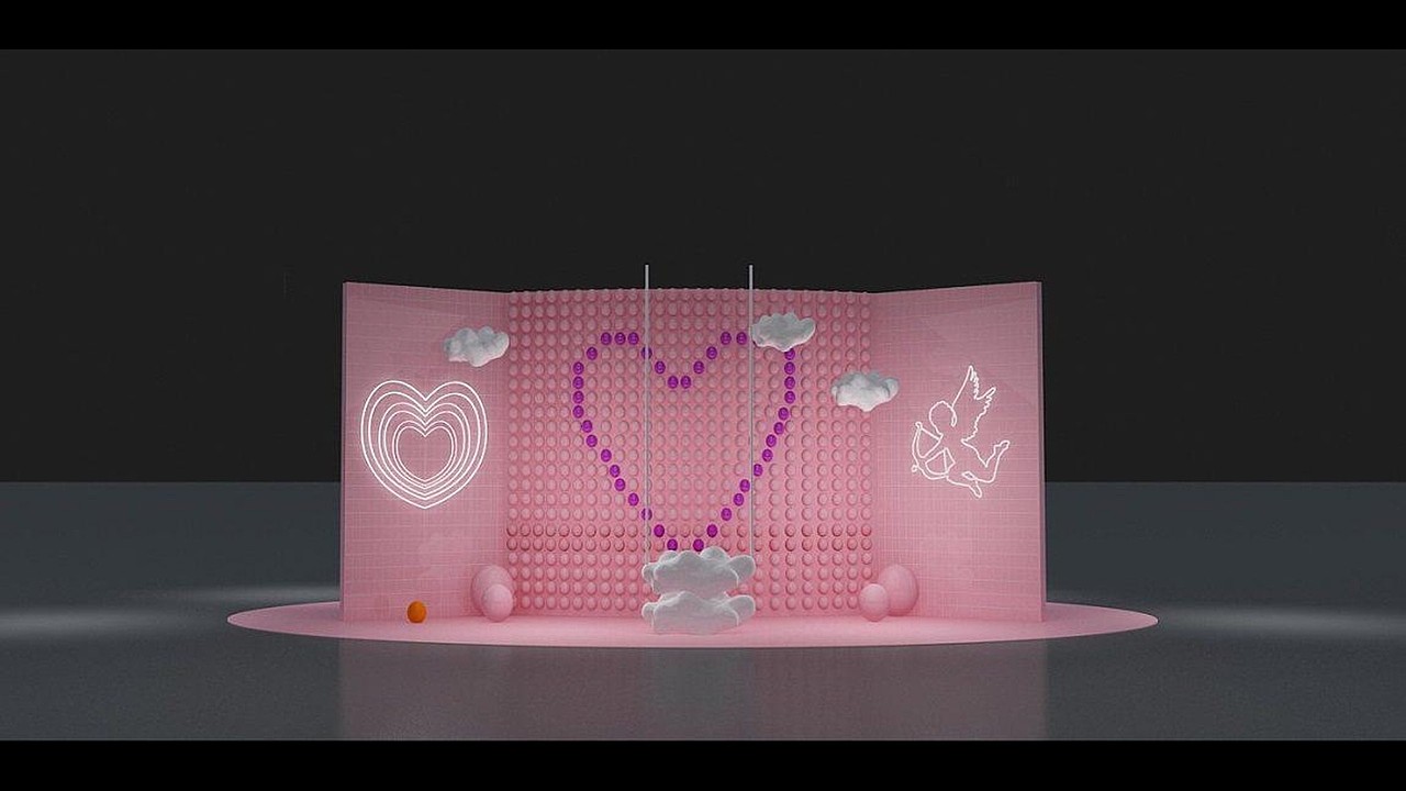 2021情人节美陈效果图合集方案-101P