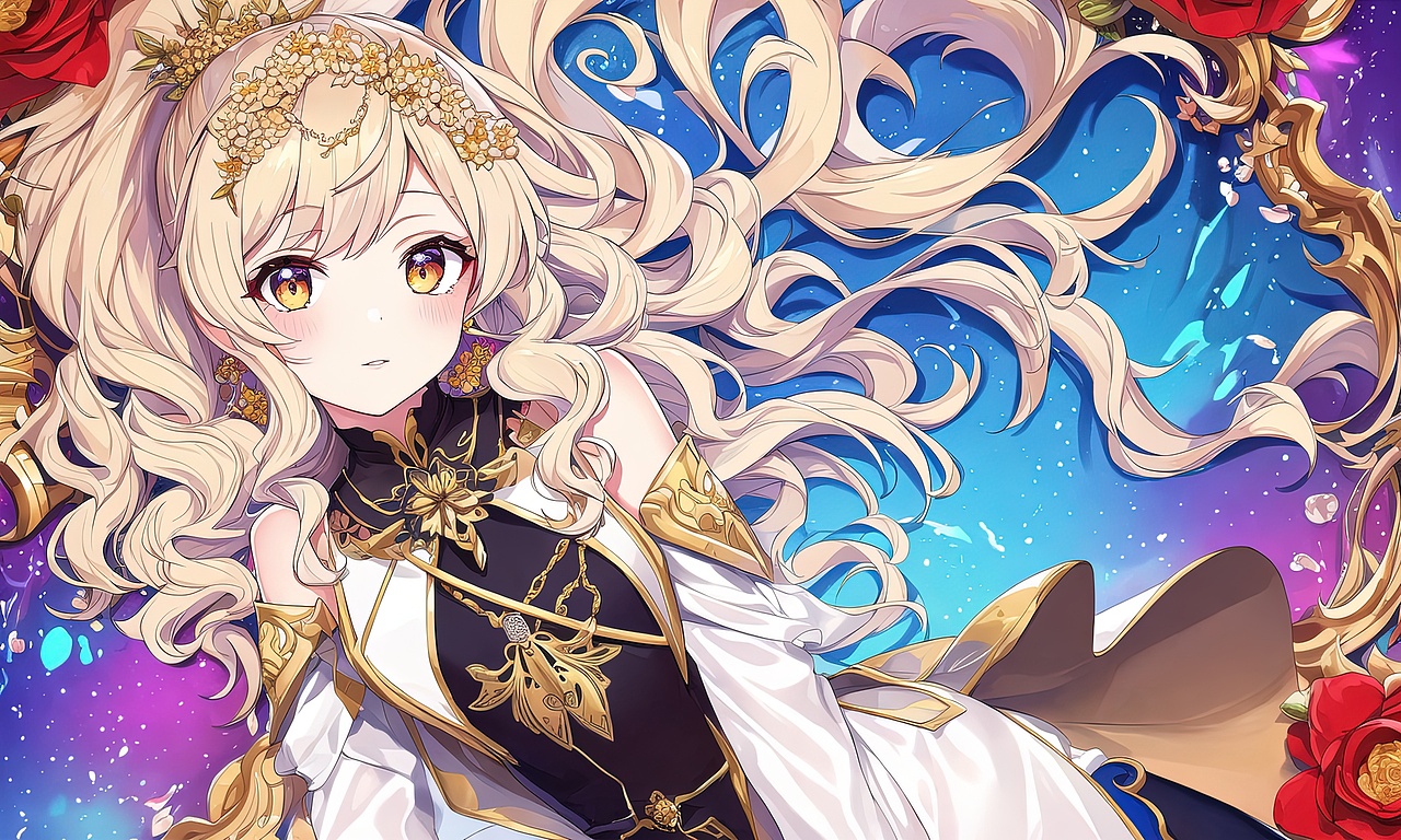 【喵酱AI绘图】绽放溢彩