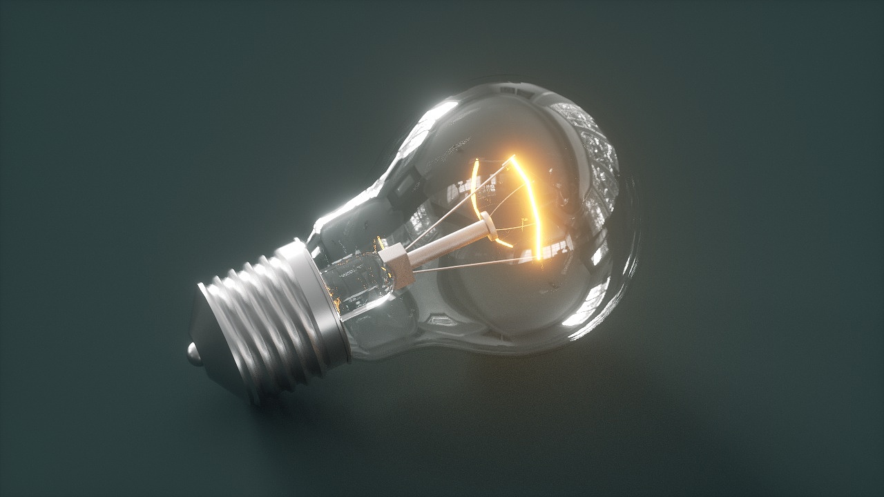 怀旧灯泡——发光体现螺旋底座伪视觉建模
灯泡透明的建模<br>发光材质和滤镜的体现