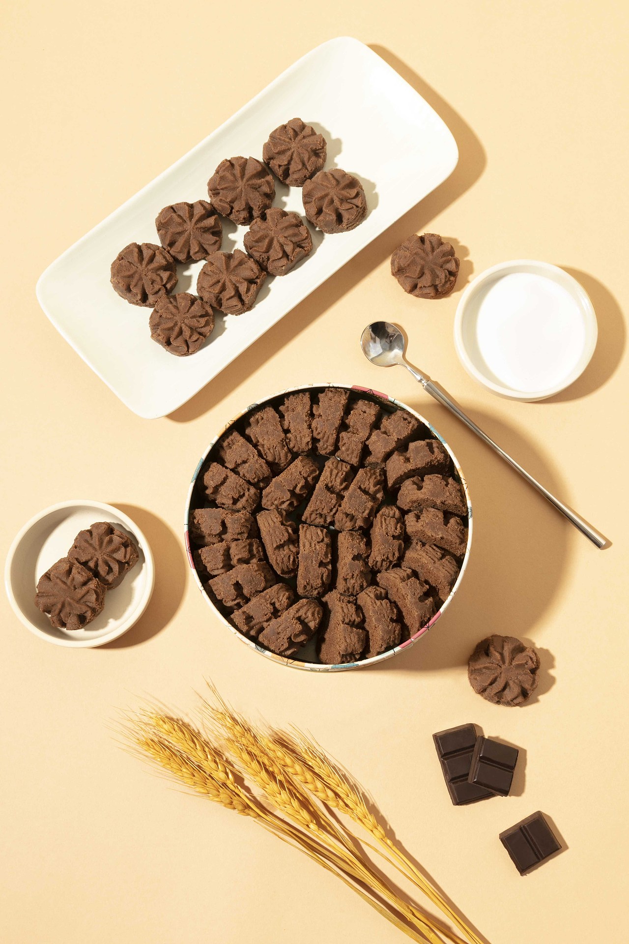 美食甜品摄影|星物种饼干