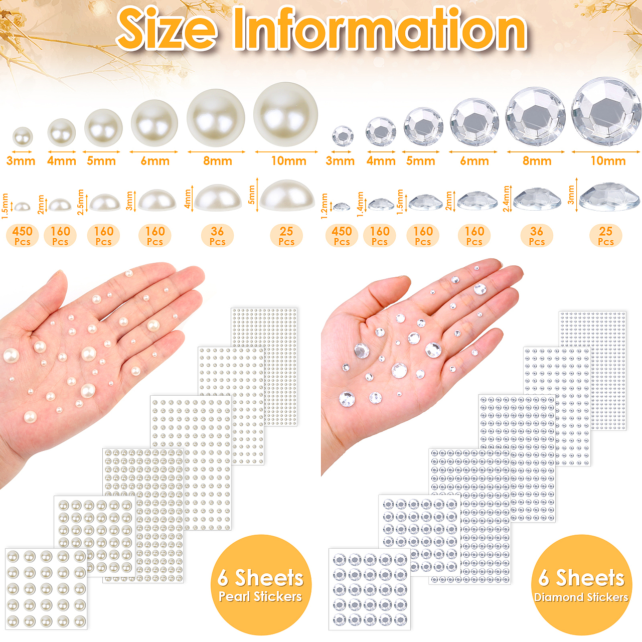 亚马逊主图设计-透明钻石-珍珠产品-珍珠产品视频