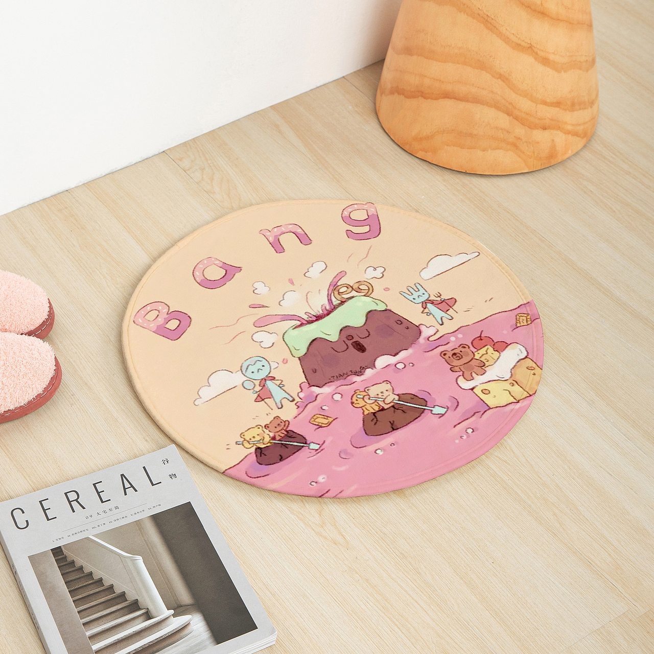 甜品系列插画之甜品小熊