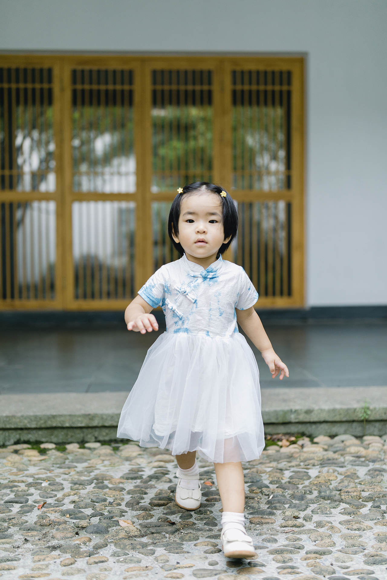 两岁的团团你好