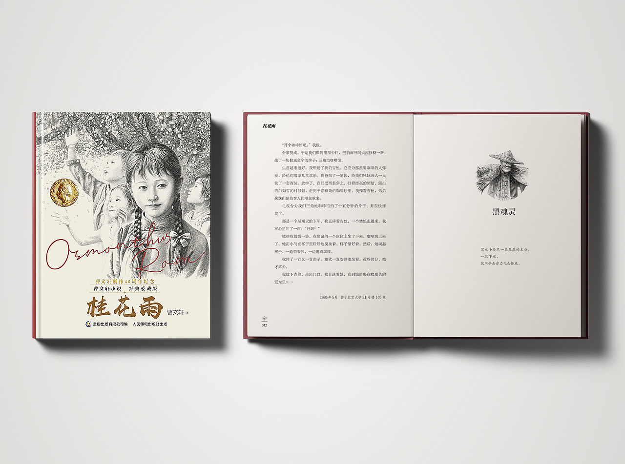 曹文轩小说经典爱藏版 封面设计/版式设计/内文排版