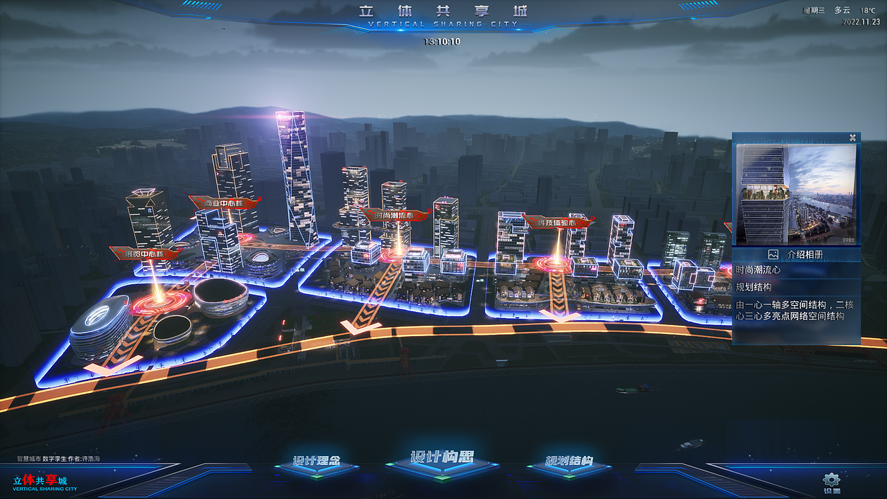立体共享城 数字孪生