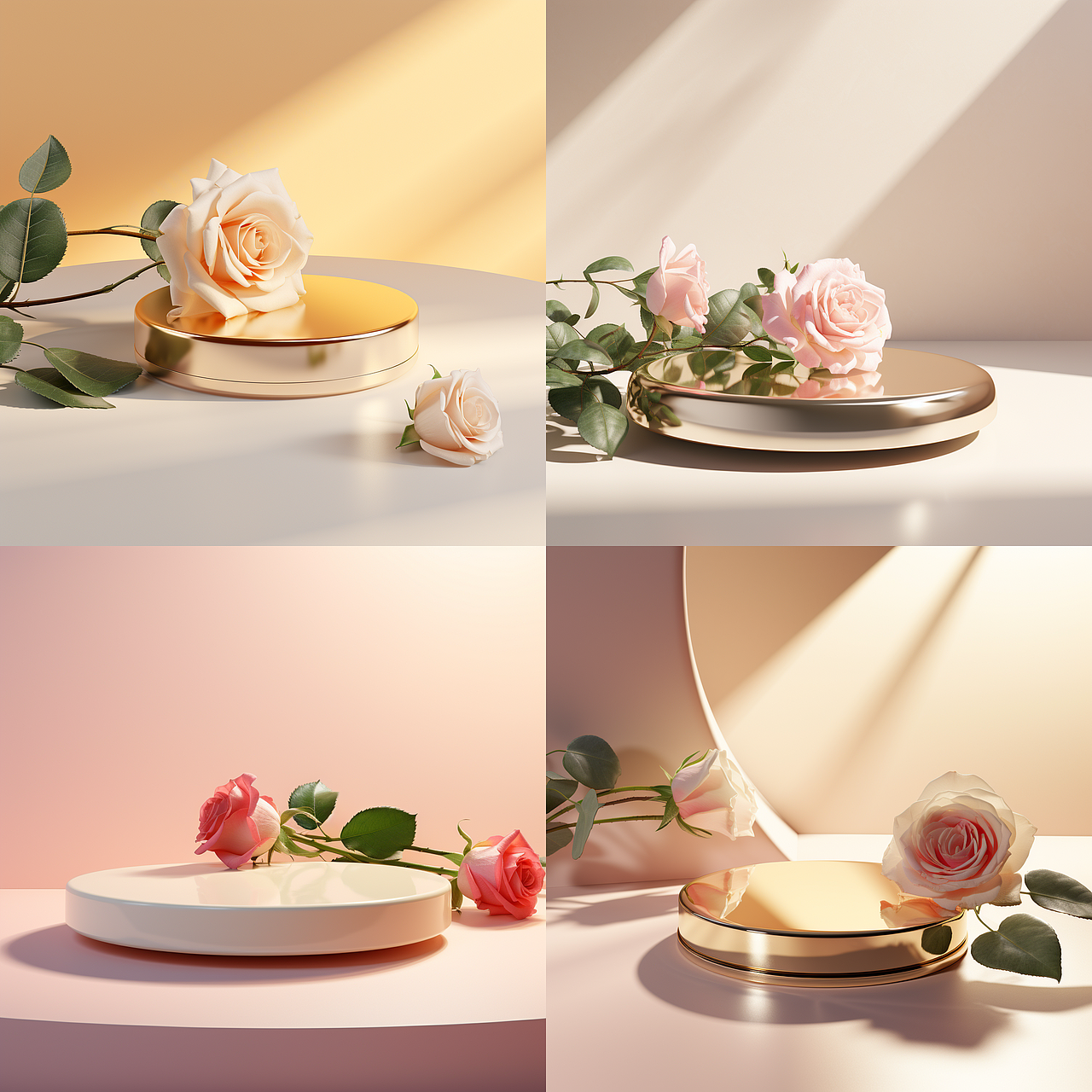 电商场景图/商业背景图 | AI绘画创作-合集