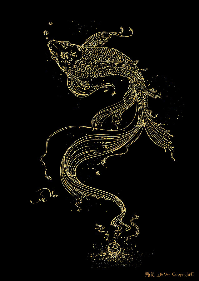 金描幻獸 - 孵化系列作六幅（图ZMzM0NDI2NDIw） - 艺术插画 - 站酷设计师羯梵原创素材 - 站酷ZCOOL