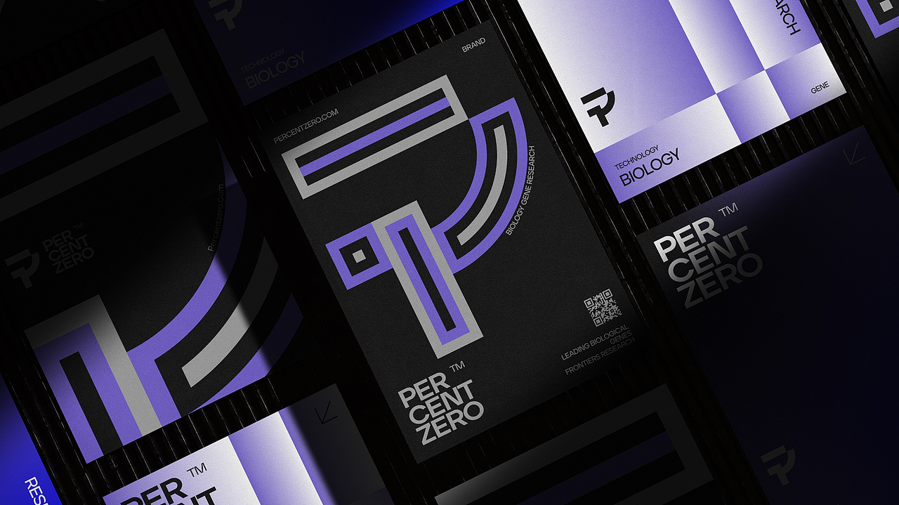 Per Cent Zero ｜生物基因科技品牌（图ZMzcwNzgyNjQw） - 品牌 - 站酷设计师人可_原创素材 - 站酷ZCOOL