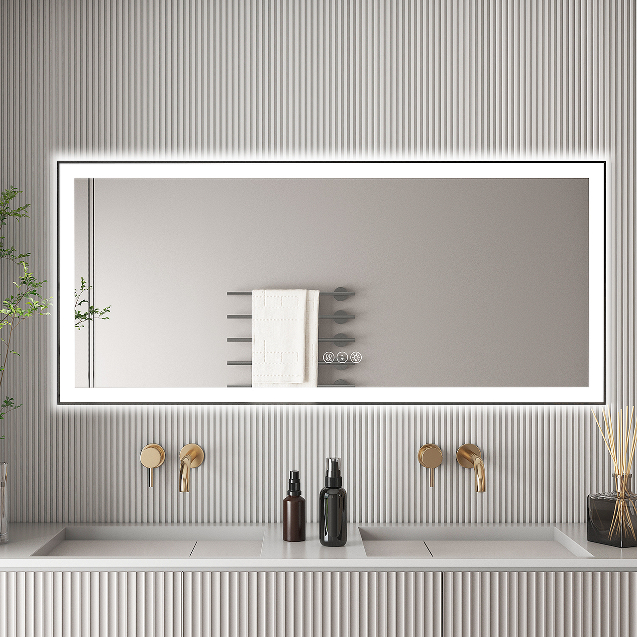 亚马逊浴室镜主图详情页（图ZMzM2ODA3MDM2） - 产品 - 站酷设计师Kakii77原创素材 - 站酷ZCOOL