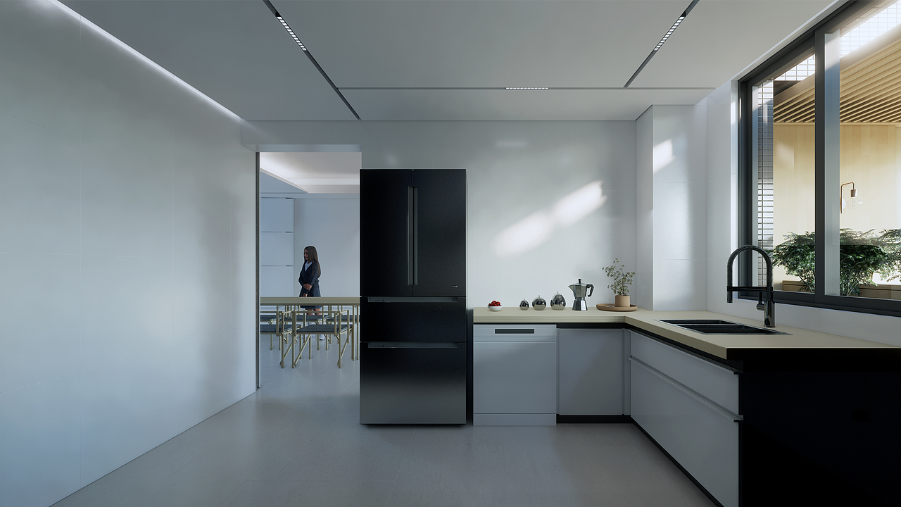 花园环绕的家,中山私宅空间设计