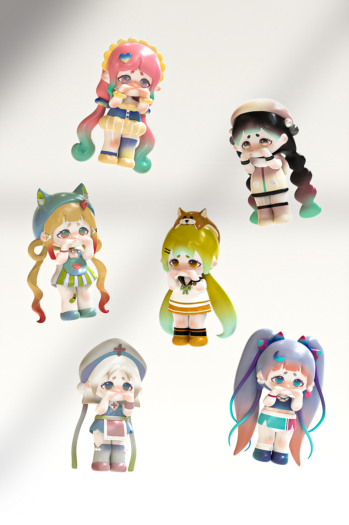 IP盲盒设计-楚楚可怜主题系列（图ZMzE3NzE5MzE2） - IP形象 - 站酷设计师基拉拉原创素材 - 站酷ZCOOL