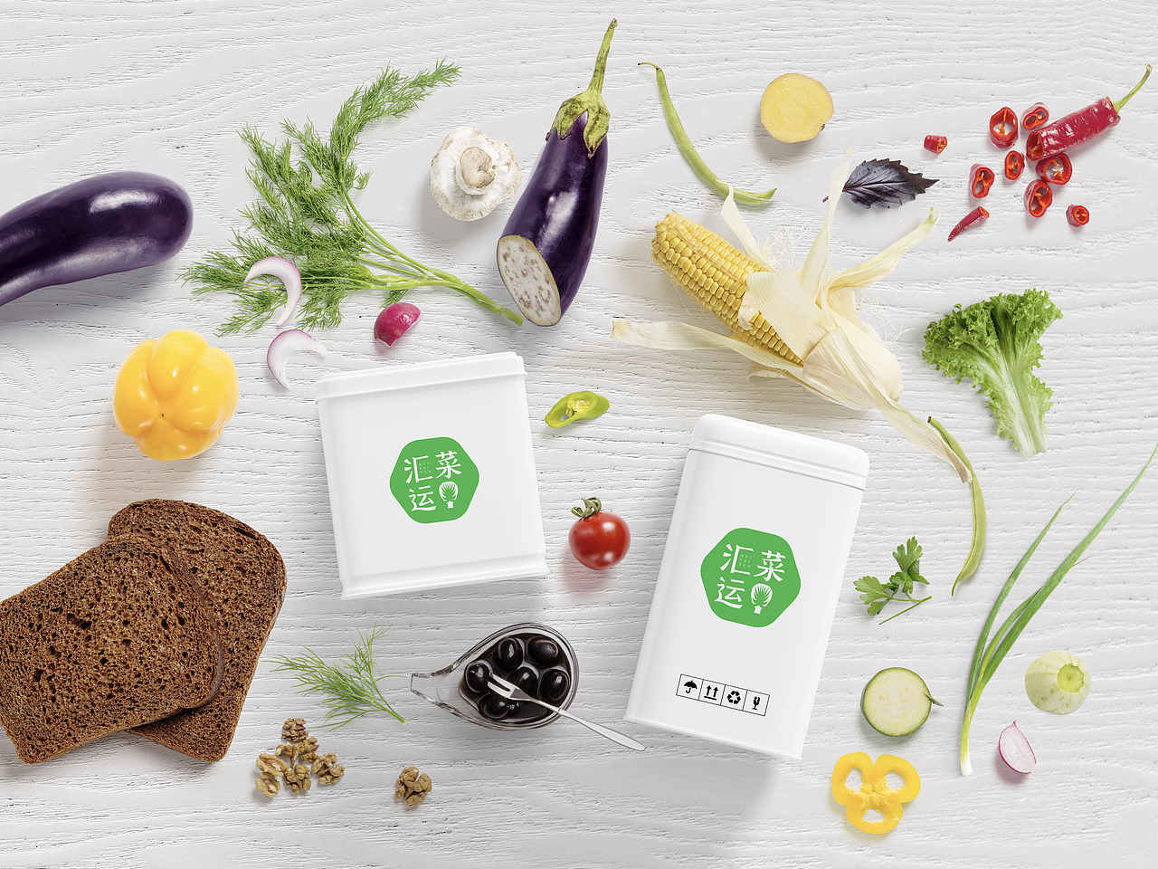 LOGO 食品类 蔬菜水果 熟食菜品 预制菜品包装类 logo