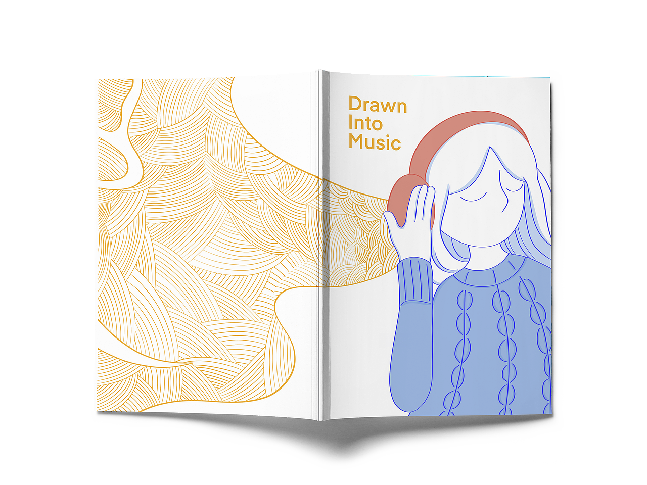 《沉浸于音乐之中》插画课Zine作业