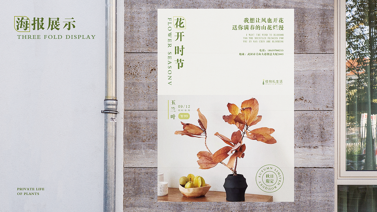 花店品牌设计——植物私生活（图ZMzA5NTUwNjg0） - 品牌 - 站酷设计师想跟狗子咬架原创素材 - 站酷ZCOOL