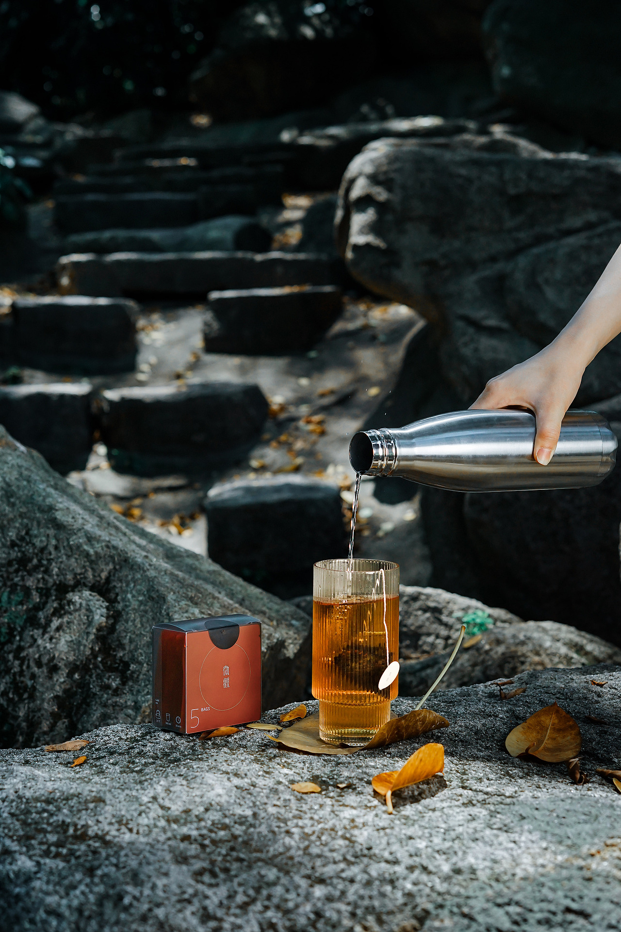 微观茶叶礼盒拍摄