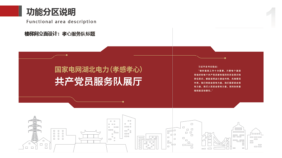 国家电网湖北电力某服务队教育展厅（图ZMzY5MTgzNTI0） - 展陈设计 - 站酷设计师长弓文化原创素材 - 站酷ZCOOL