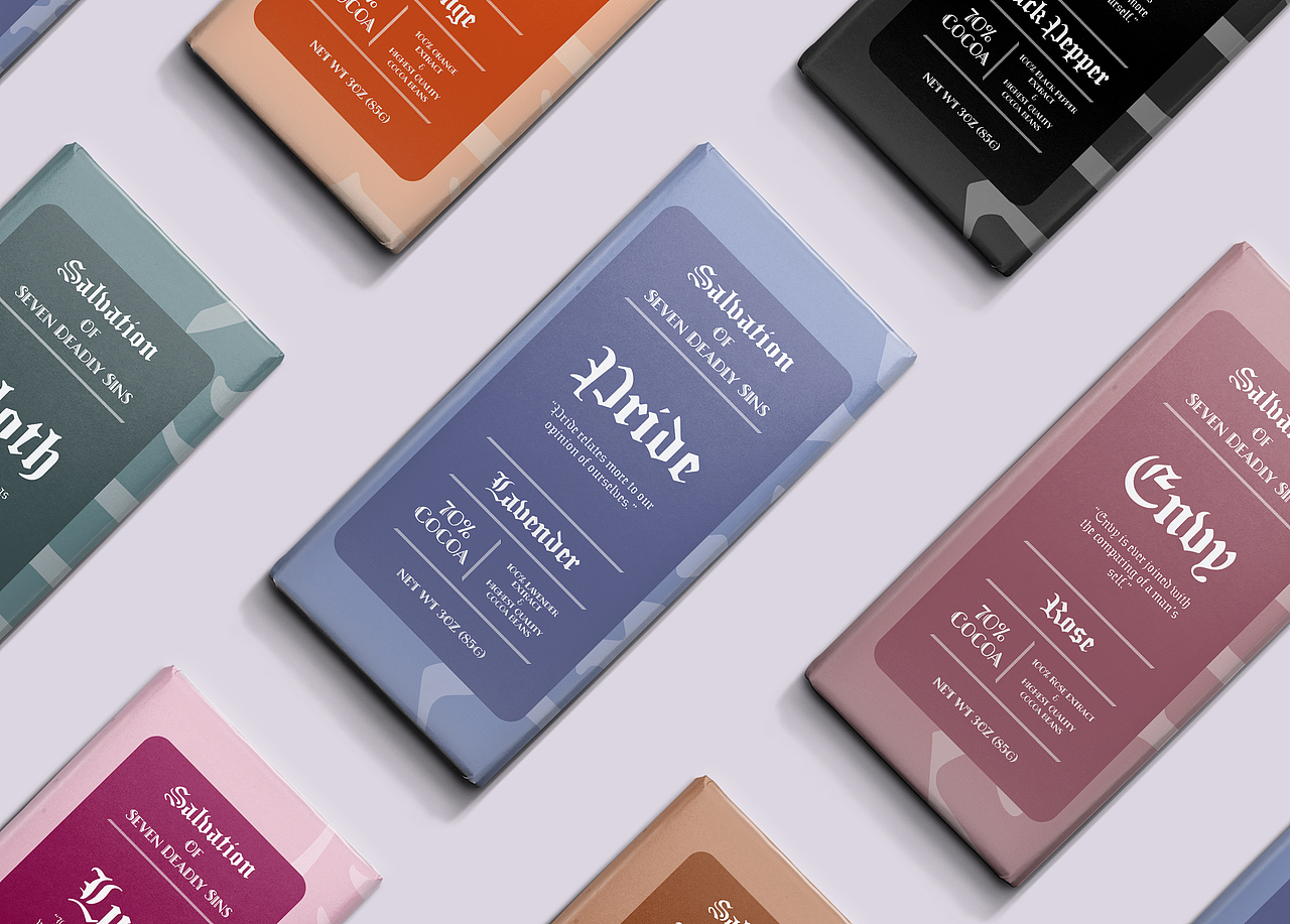 七宗罪-巧克力包装