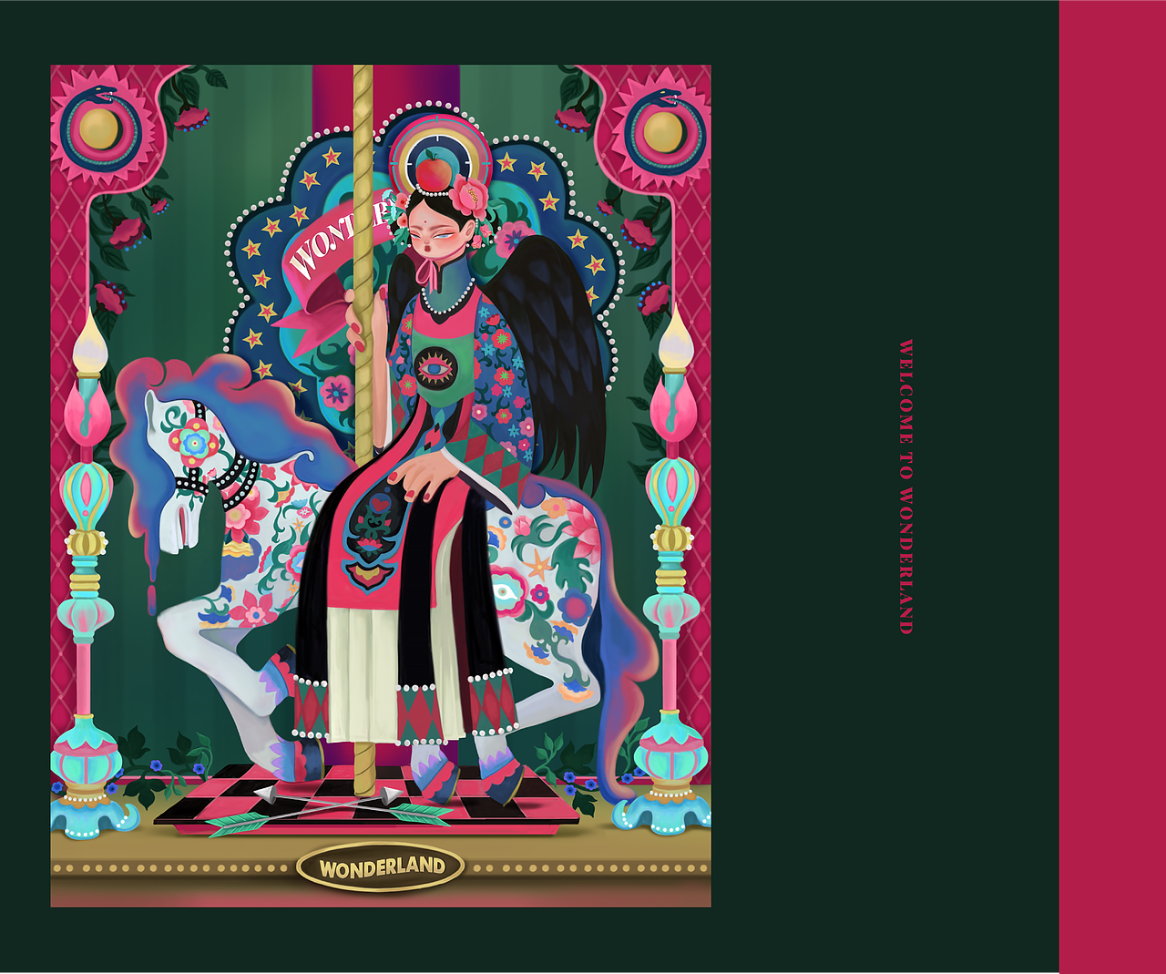 【幻境.天使】WELCOME TO WONDERLAND（图ZMzA3NDA2OTcy） - 商业插画 - 站酷设计师乙亥冬初九原创素材 - 站酷ZCOOL