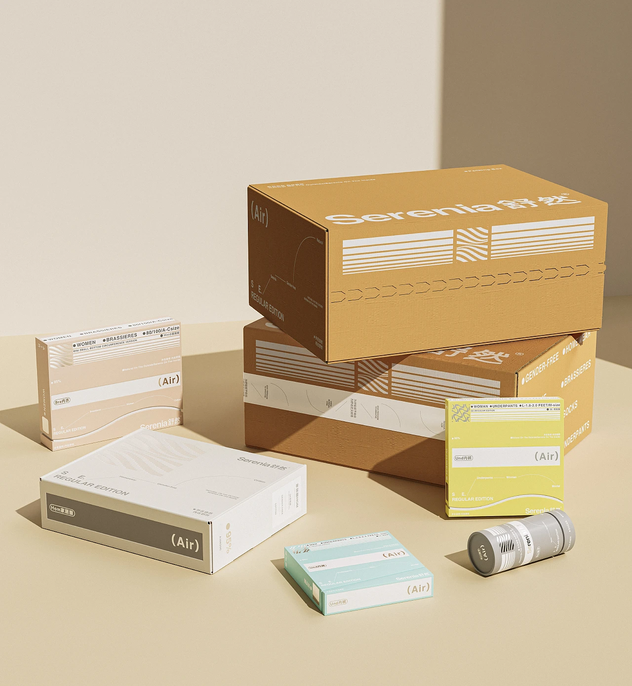 Serenia舒然 | 内衣包装升级 | 为舒适定义标准