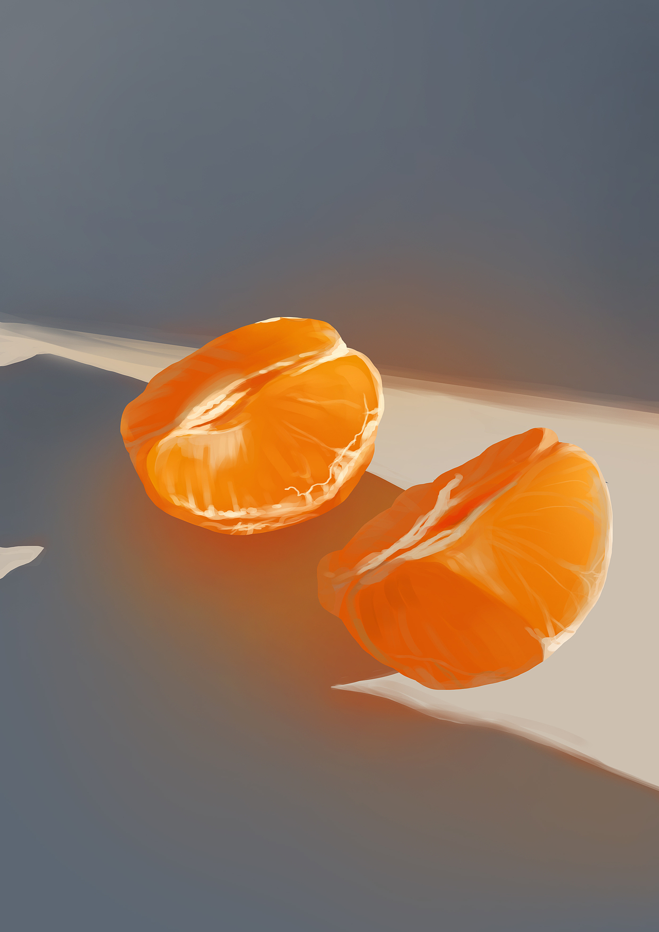 各种橘色水果（图ZMzM5ODIyMjE2） - 艺术插画 - 站酷设计师萧白酱原创素材 - 站酷ZCOOL