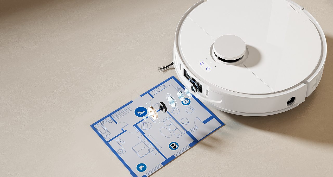 扫地机功能表现（建模渲染）🔥（图ZMzY5MTUxNTQ0） - 修图/后期 - 站酷设计师ai设计师小牛原创素材 - 站酷ZCOOL
