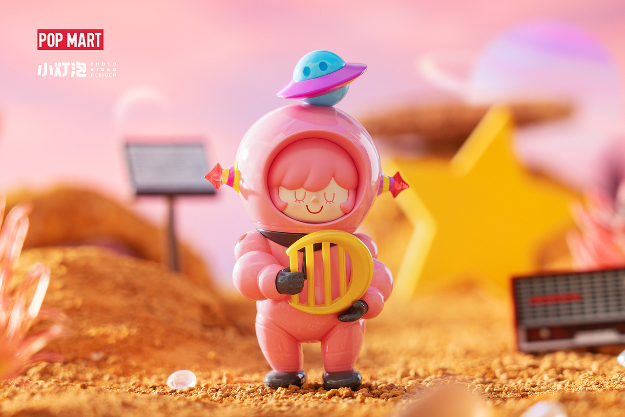 潮玩摄影|泡泡玛特 space walker 宇宙音乐会 赛博
