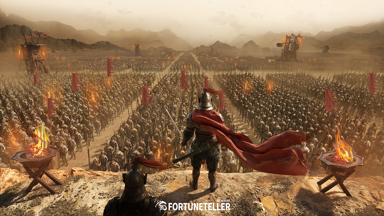 古风场景角色插图作品集合