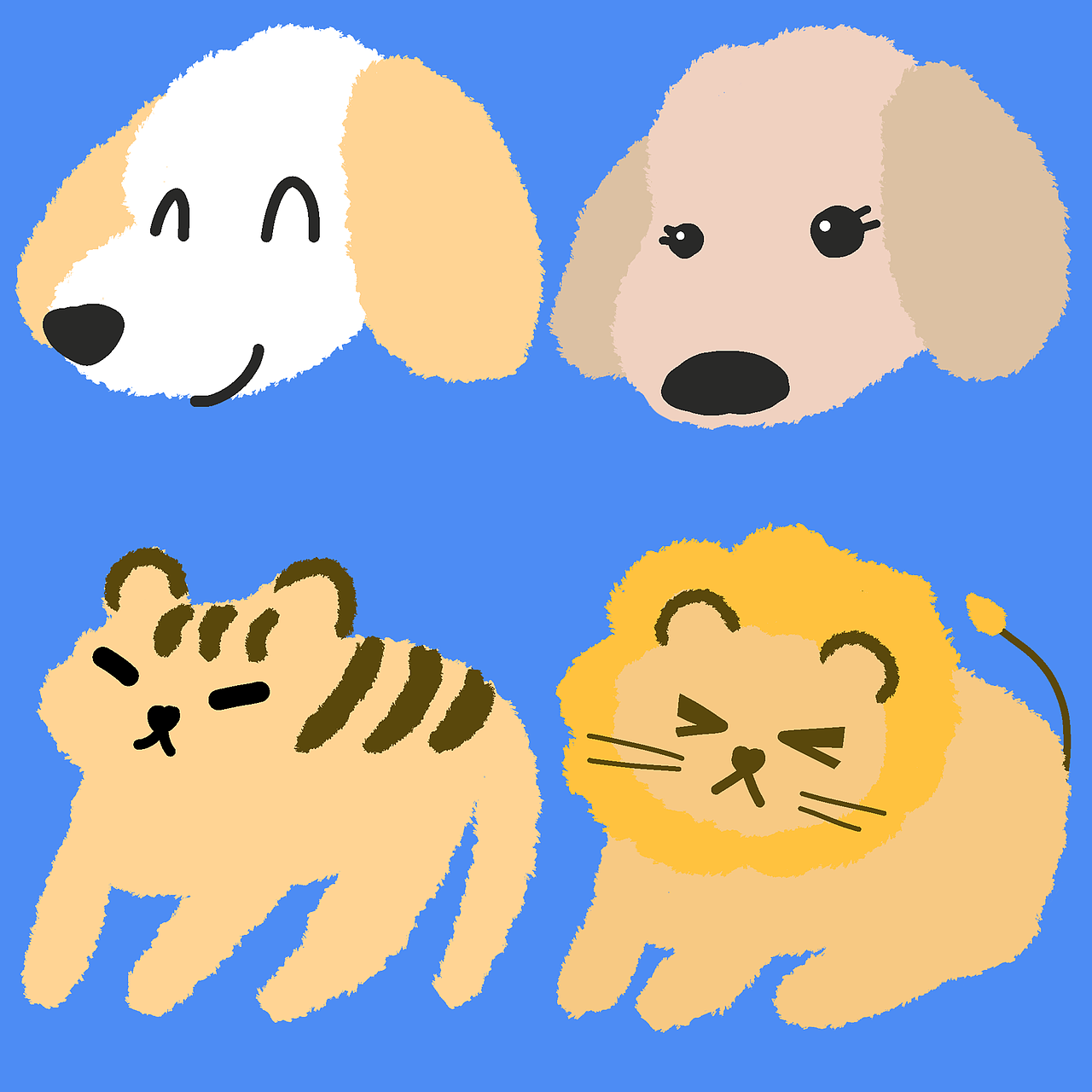 毛绒绒的伙伴们