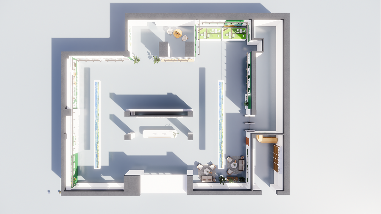 农业展厅设计二（图ZMzY1NTcyOTMy） - 商业空间设计 - 站酷设计师小牛奔奔路人甲原创素材 - 站酷ZCOOL