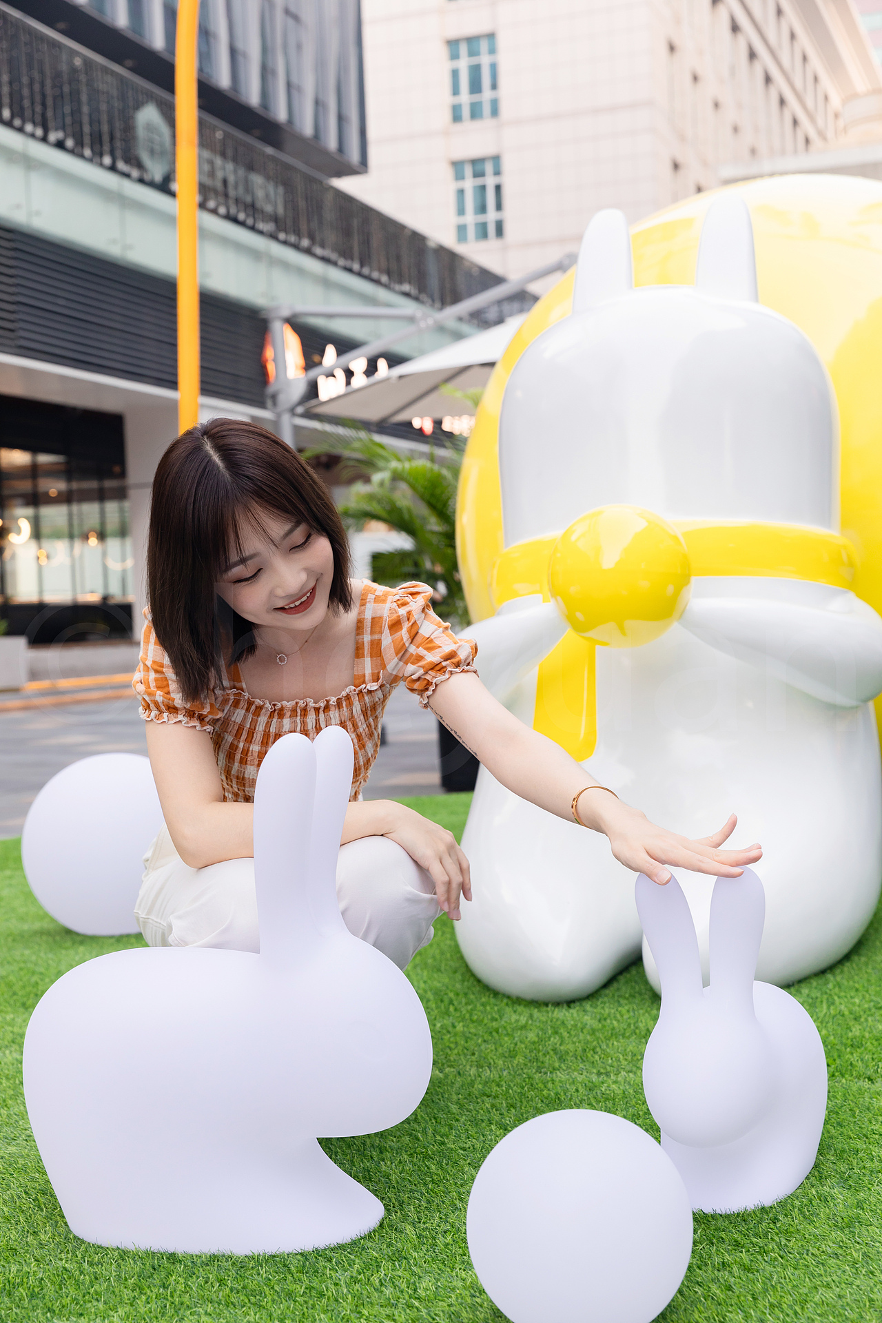 广场美陈活动摄影 人像互动摄影