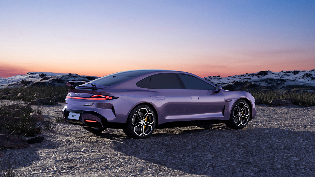 汽车渲染 | 小米SU7（图ZMzY5MDg2Mjg0） - 场景 - 站酷设计师心纪元原创素材 - 站酷ZCOOL
