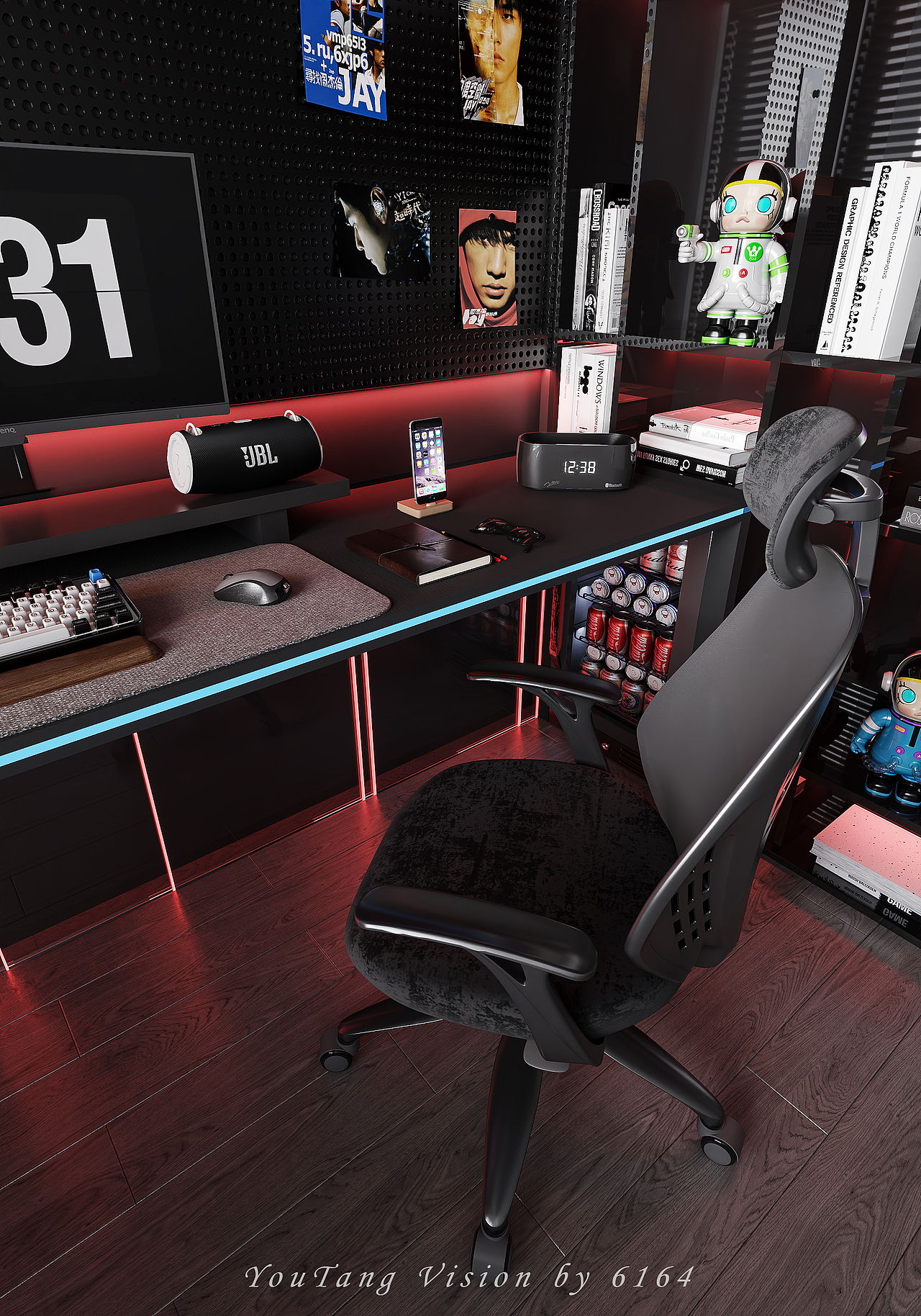 优躺设计 | 暗黑极简风