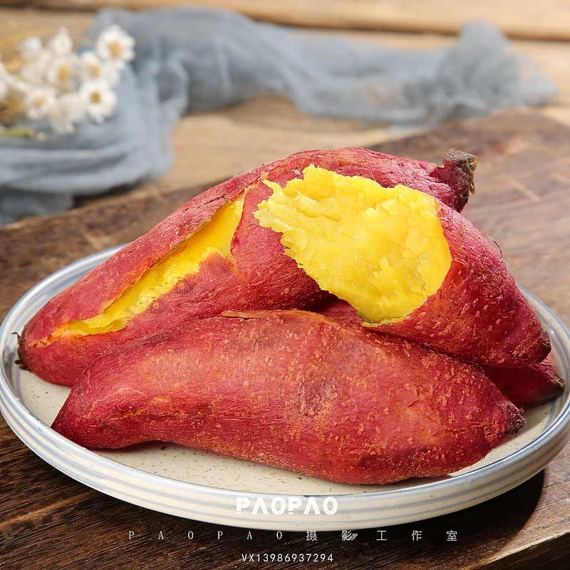 黄心板栗薯 | 美食图片素材