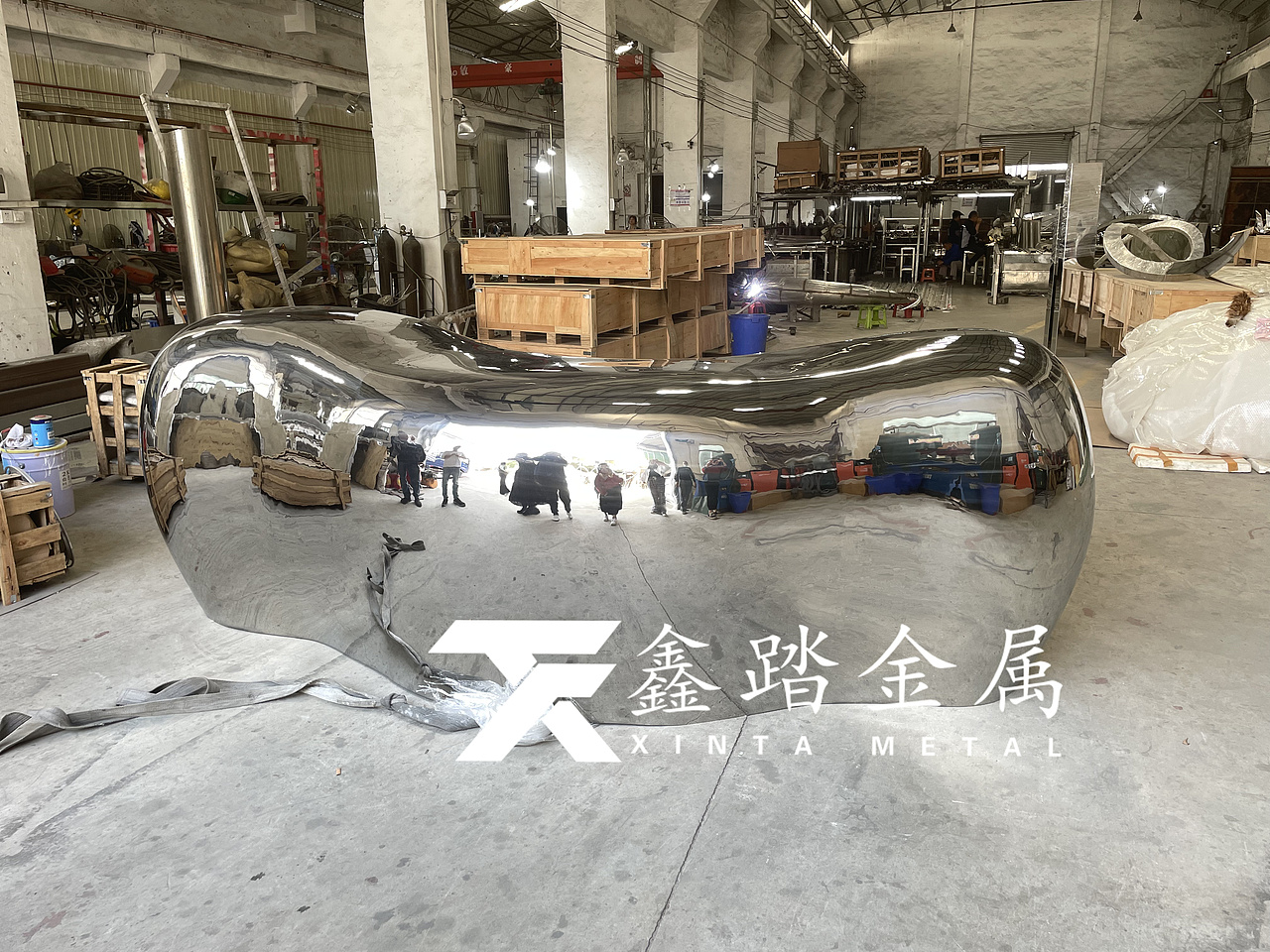 黄钛金不锈钢水波纹吧台、镜面水波纹不锈钢接待台