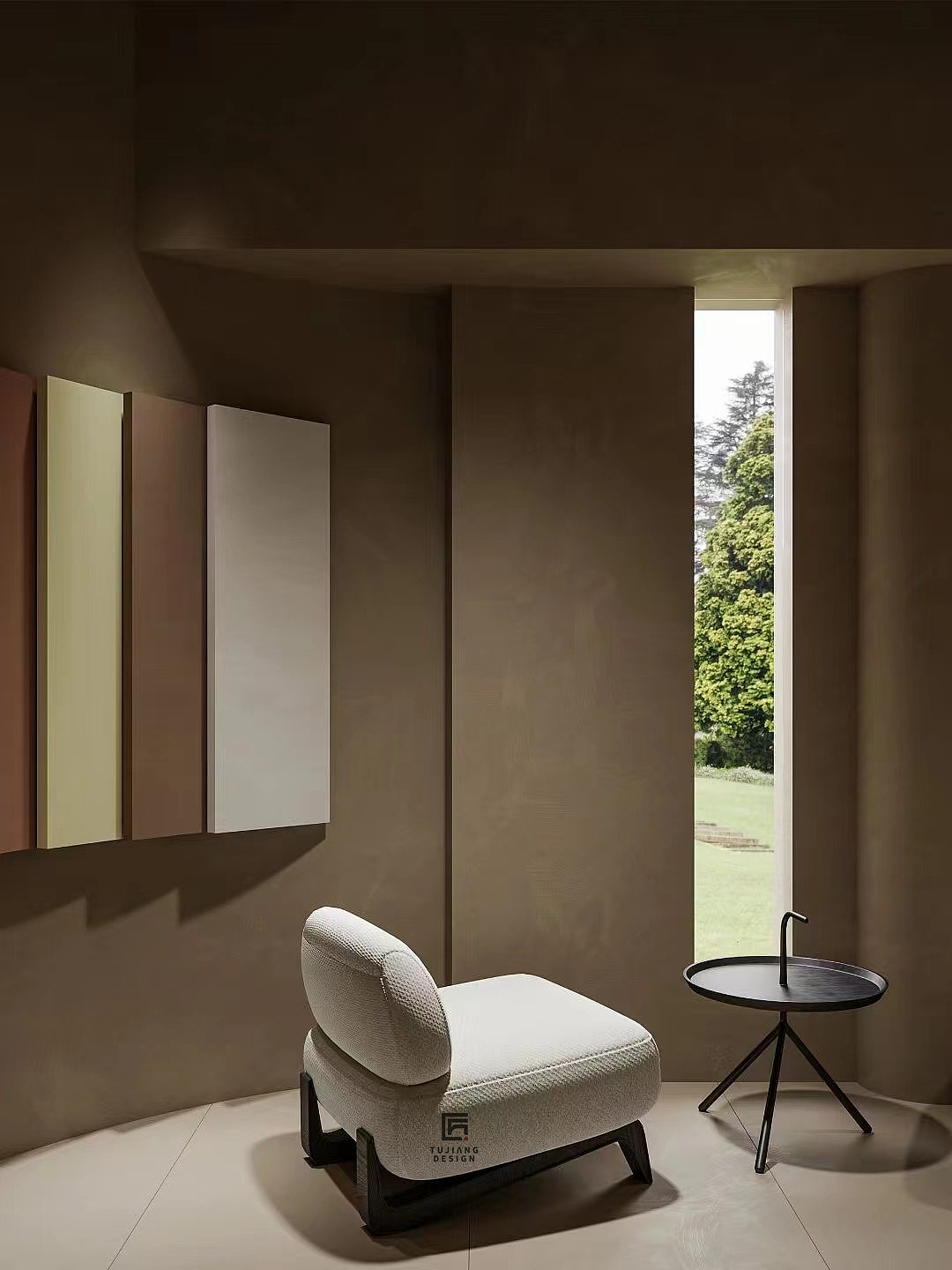 艺术涂料展厅案例|一个具有艺术性的灵动空间