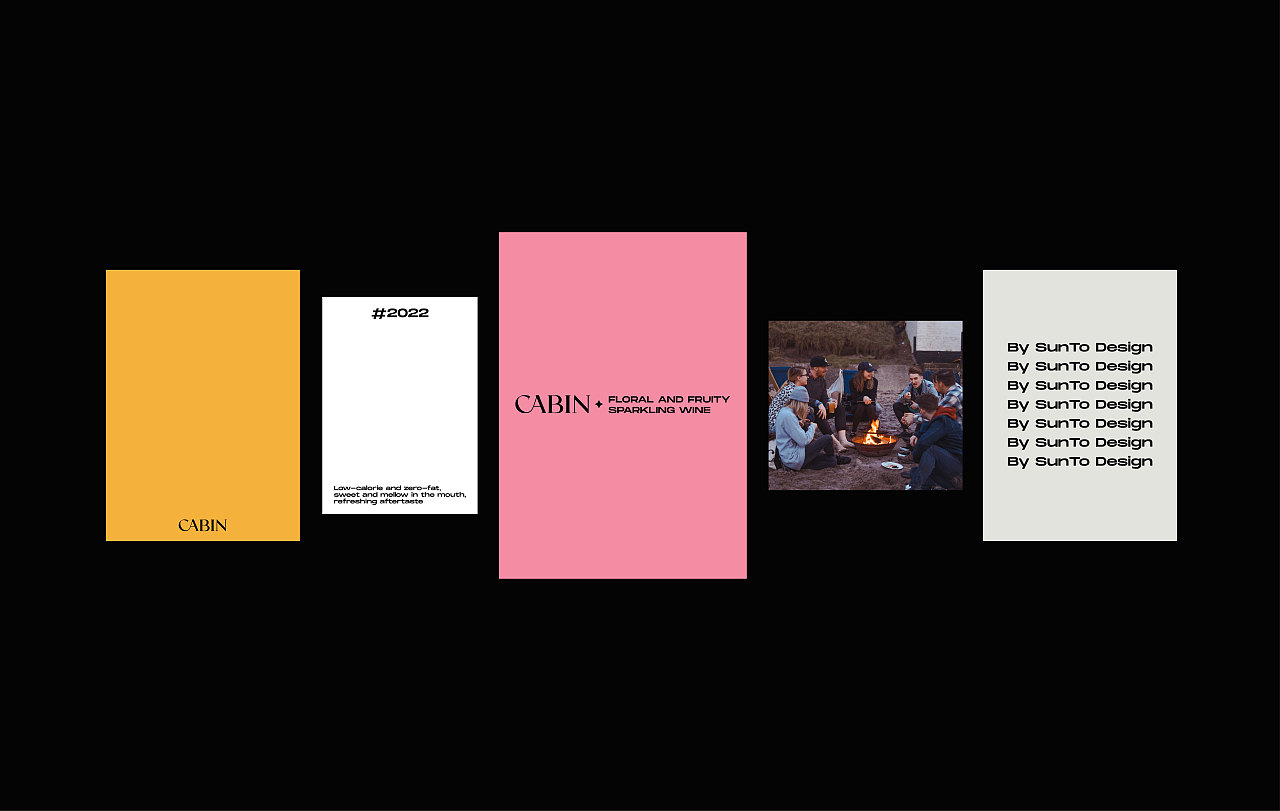 CABIN三色花果气泡酒 X 叁兔ST  提案设计/包装设计