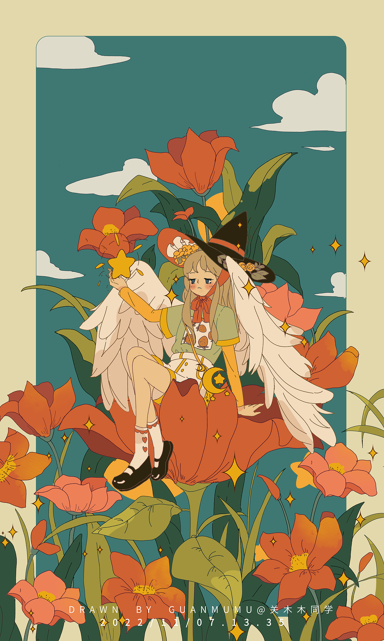 复古色系的少女心（图ZMzI0ODM1MjUy） - 创作习作 - 站酷设计师关木木同学原创素材 - 站酷ZCOOL