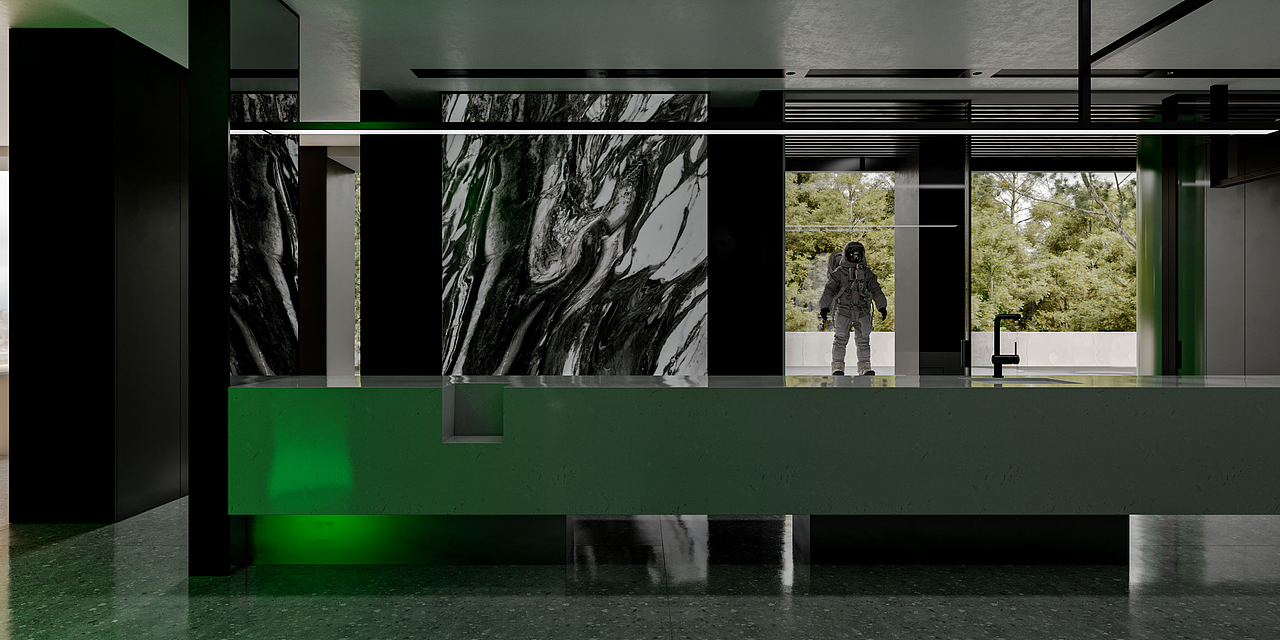 练习作品 FF DESIGN 绿光森林