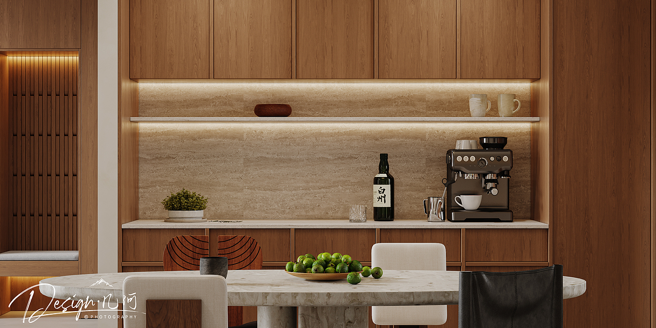 几何空间视觉表现 | 天玺湾中古风客餐厅(日景篇)