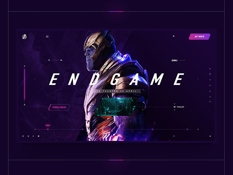 复联系列电影宣传物料设计