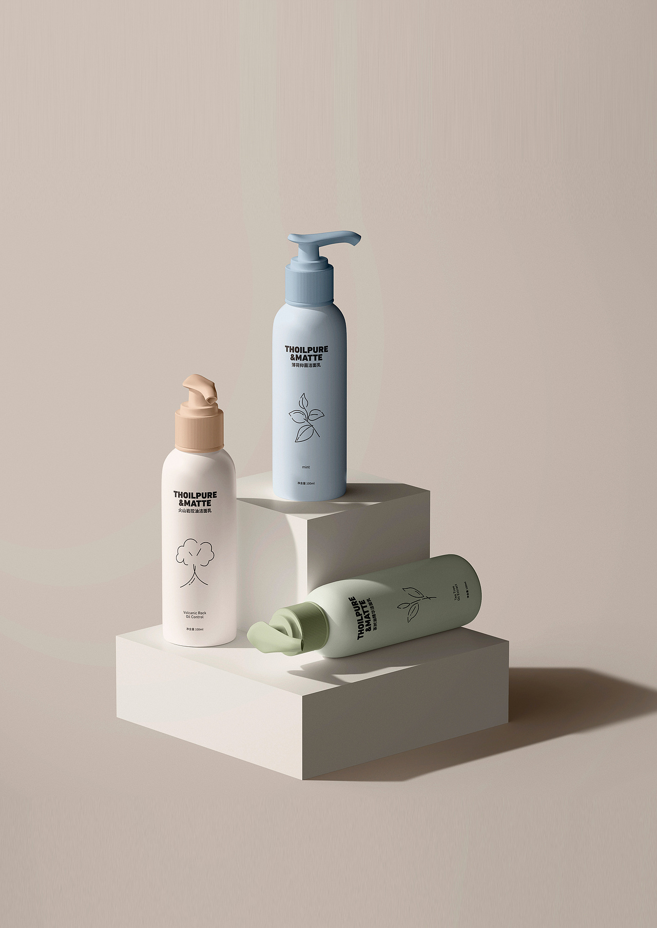 THOILPURE&MATTE × 彤宝 | 男士洁面乳包装设计