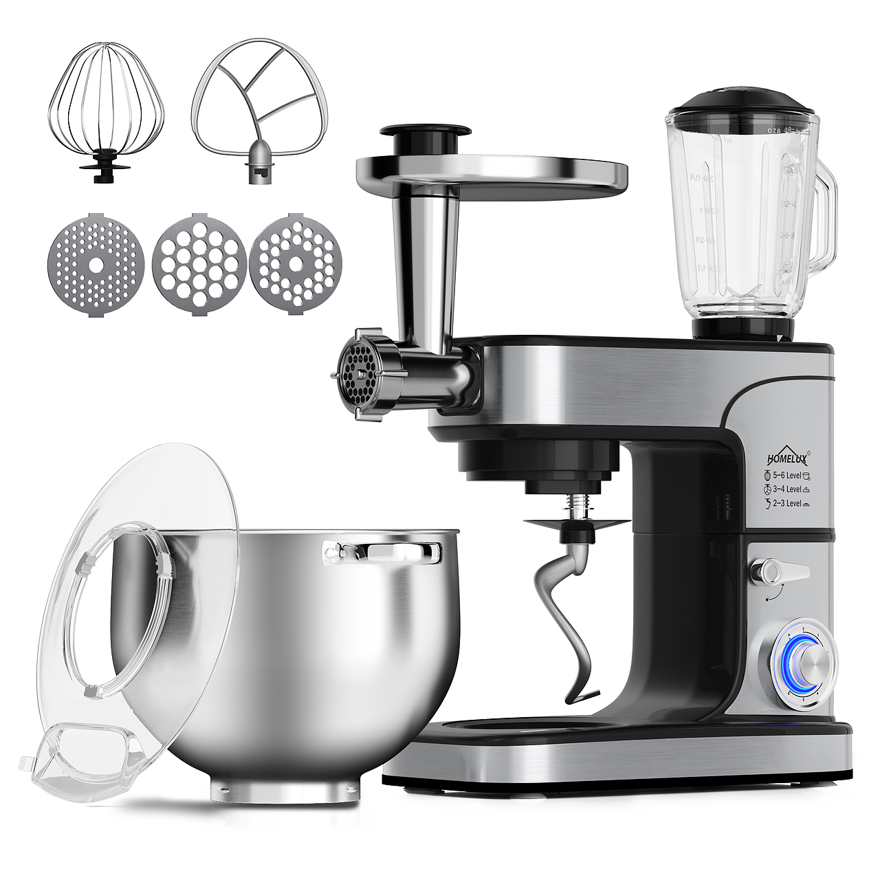 3D建模 揉面机667三合一